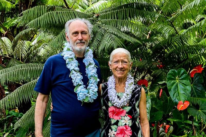Susan Pa‘iniu Floyd and Graeme Kapono Urlich, joint teachers for the 2027 Hawaiian Shaman Training